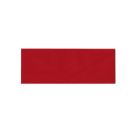 3.15 x 8.46 " Clariana Dark Red 80lb Gummed V Flap Wallet Envelopes